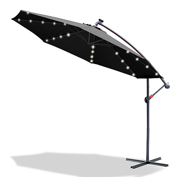 Clanmacy Sonnenschirm Gartenschirm 300cm, Ampelschirm mit günstig online kaufen