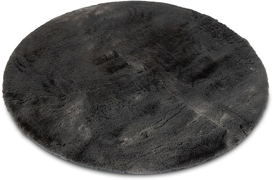 Gino Falcone Fellteppich "Kuschelteppich Chiara" rund 30 mm Höhe Kunstfell, günstig online kaufen