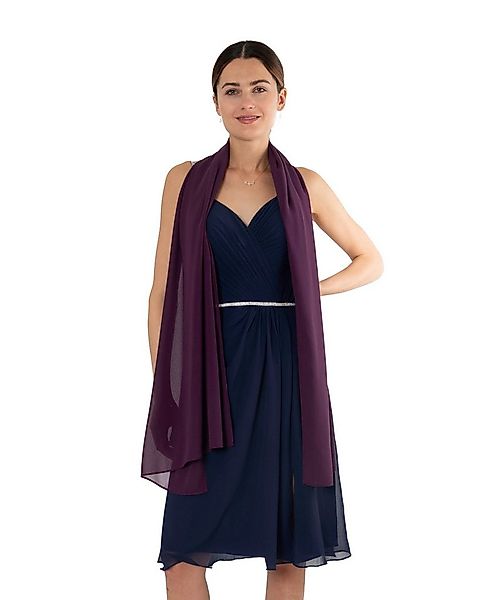 MayTree Modeschal Chiffon Schal Stola Umschlagtuch für Abendkleid Cocktailk günstig online kaufen