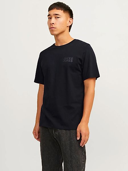 Jack & Jones Rundhalsshirt "JJECORP mit Logo-Print und klassischem Rundhals günstig online kaufen
