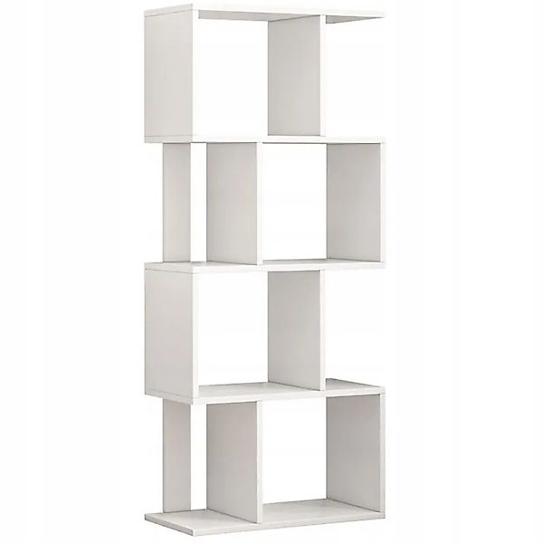 Rebiko Offener Regal Weiß Regal Schrank Bücherregal Modern Loft 140 Cm günstig online kaufen