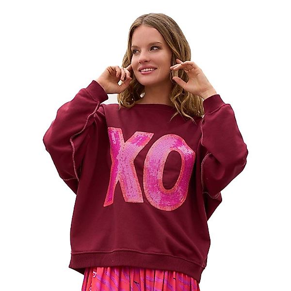 Miss Goodlife Sweatshirt MG12943 "XO Paillette" günstig online kaufen