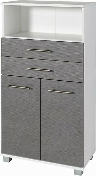 welltime Midischrank "Emmi, Breite 59 cm", 2 Türen, Metallbeschläge günstig online kaufen