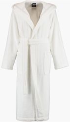 Cawö Home Damen Bademantel Kapuze 827 - Farbe: weiß - 67 - XL günstig online kaufen