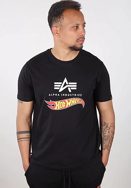 Alpha Industries Longsleeve ALPHA INDUSTRIES Men - T-Shirts Hot Wheels Flag günstig online kaufen