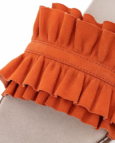 Ara Pantolette "KENT", Slides, Flats, Sandale mit geraffter Bandage günstig online kaufen