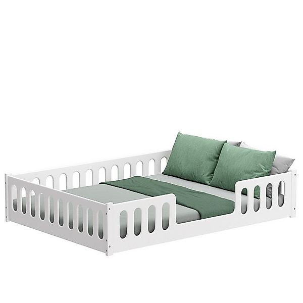 CADANI Kinderbett Monte weiss (abnehmbarer Rausfallschutz), günstig online kaufen
