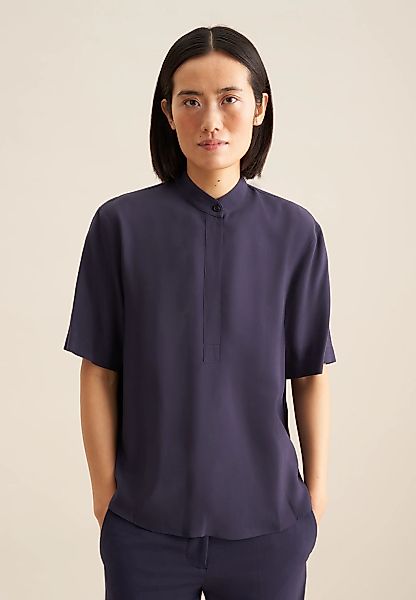 seidensticker Shirtbluse "Schwarze Rose" 1/2 Rundhals Uni günstig online kaufen