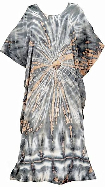 Guru-Shop Midikleid Boho Kaftan, langes open Shoulder Batikkleid,.. alterna günstig online kaufen