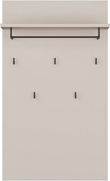 FORTE Garderobenpaneel, B/H/T 74/127/30 cm, Wandmontage günstig online kaufen