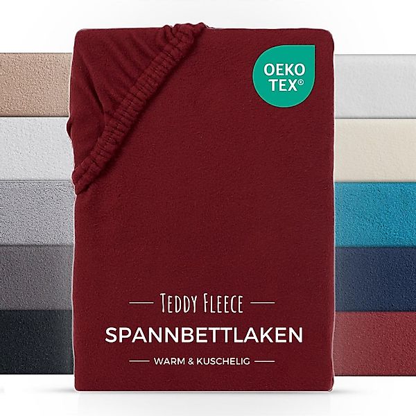 Carpe Sonno Spannbettlaken Teddy Fleece Winter Bettlaken 90x200 100x200 140 günstig online kaufen