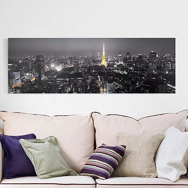 Leinwandbild Architektur & Skyline - Panorama Tokio günstig online kaufen