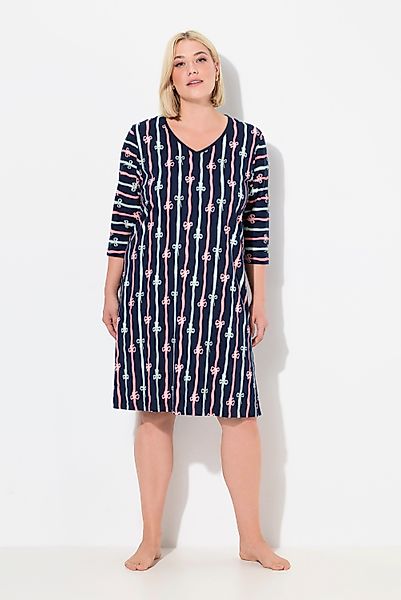Ulla Popken Bigshirt Bigshirts 2er-Pack Rundhals/V-Ausschnitt günstig online kaufen