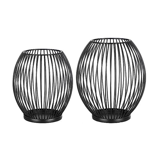MARELIDA Windlicht Kerzenhalter Windlicht Korb Optik günstig online kaufen