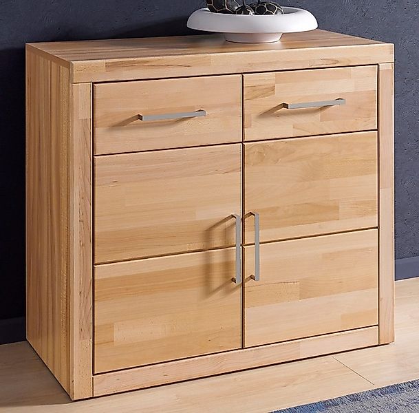 OTTO home Kommode "Logo,90cm breit,42 cm tief, Fronten Massivholz,2 Türen,2 günstig online kaufen