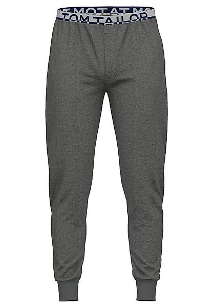 TOM TAILOR Pyjamahose Brügge Logobund, schmaler Fit, Seitentaschen, atmungs günstig online kaufen