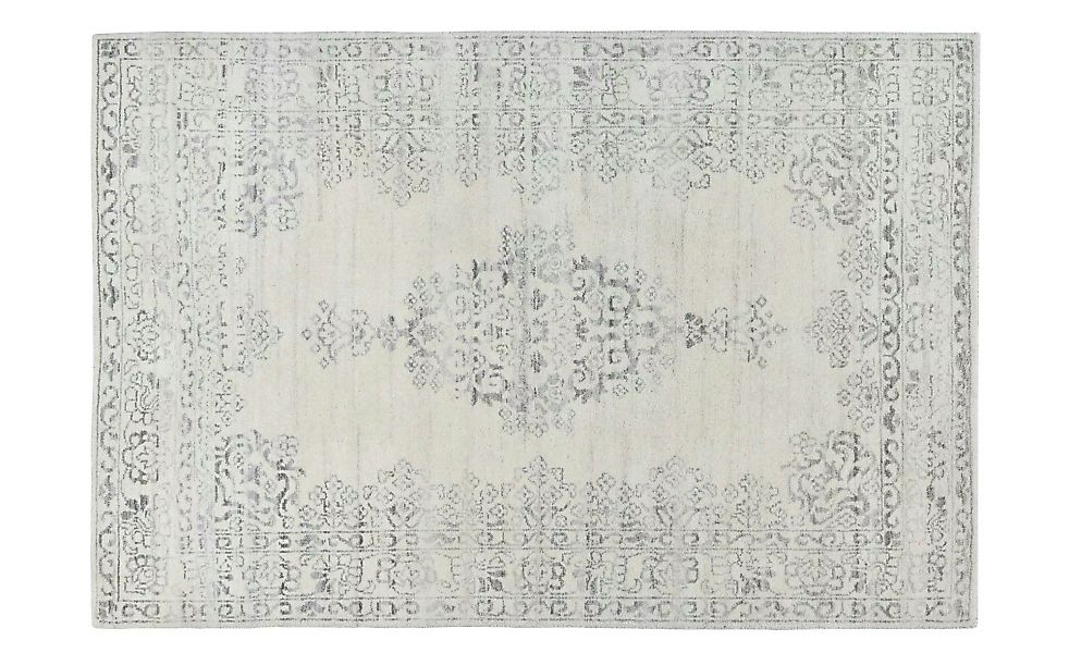 THEKO Wollteppich »Versian 1213«, rechteckig, reine Wolle, handgeknüpft, Vi günstig online kaufen