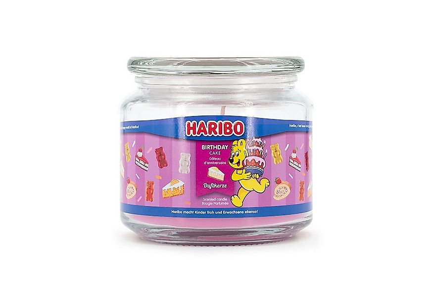 HARIBO Duftkerze Haribo™ Duftkerzen 300g Glas, Birthday Cake günstig online kaufen