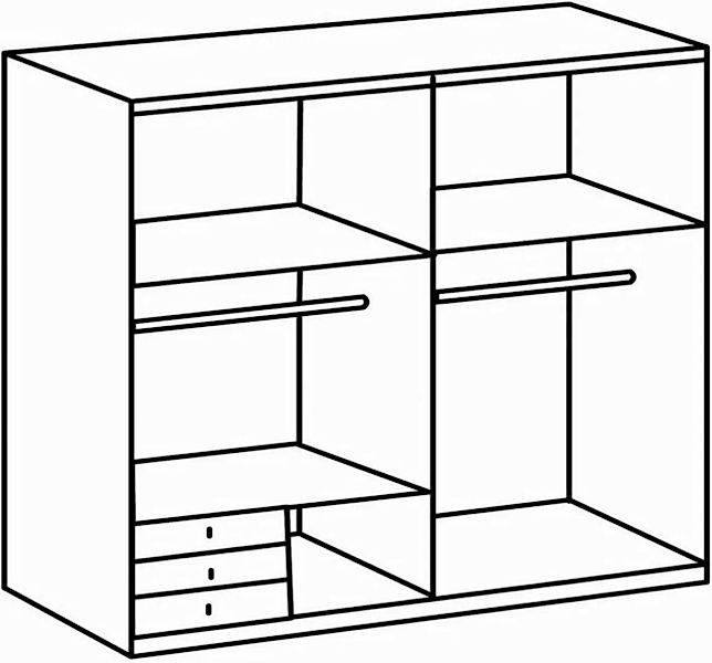 Wimex Schwebetürenschrank "Seattle", mit Schubkästen günstig online kaufen