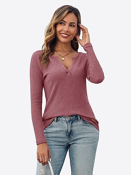 Imily Bela Henleyshirt Damen Henley Tops günstig online kaufen