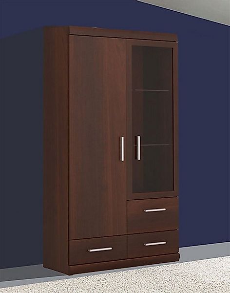 Stauraumvitrine IMPERIAL (Vitrine, Glasvitrine) B/T/H: 80 cm / 37,5 cm / 15 günstig online kaufen