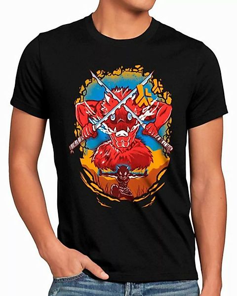 style3 T-Shirt Inosuke Boar Head demon slayer anime japan manga günstig online kaufen