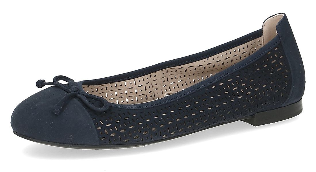 Caprice Ballerina, Blockabsatz, Businessschuh, Bequemschuh mit dezenter Zie günstig online kaufen