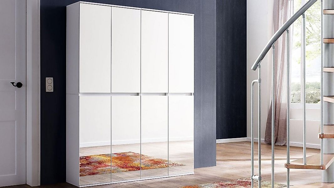 trendteam Garderobenschrank Garderobenschrank Mirror Schuhschrank 8-trg Spi günstig online kaufen