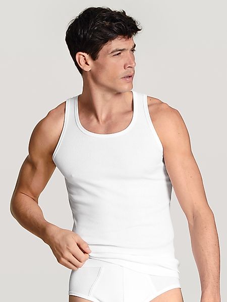CALIDA Tanktop "Natural Benefit", (2er Pack), Rundhals-Ausschnitt, Feinripp günstig online kaufen