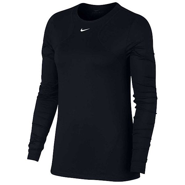 Nike Pro All Over Mesh Langarm-t-shirt L Black / White günstig online kaufen