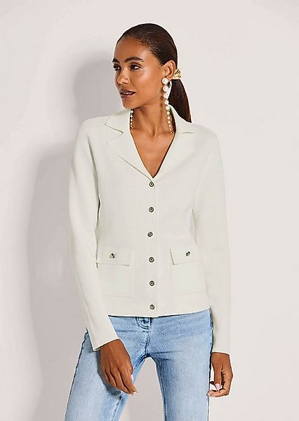 MADELEINE Strickjacke Elegante Businessjacke im Milano-Strick Blazer im zei günstig online kaufen
