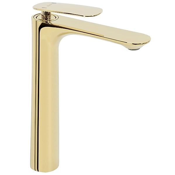 wohnwerk.idee Badarmatur Waschbeckenarmatur Wasserhahn Gold Schwarz günstig online kaufen
