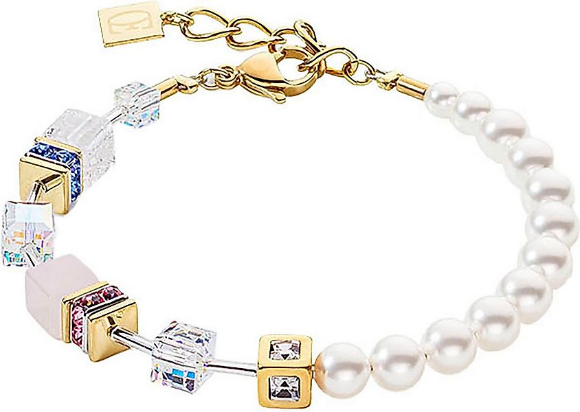 COEUR DE LION Armband Schmuck Edelstahl GeoCUBE® Precious Fusion Pearls Wür günstig online kaufen