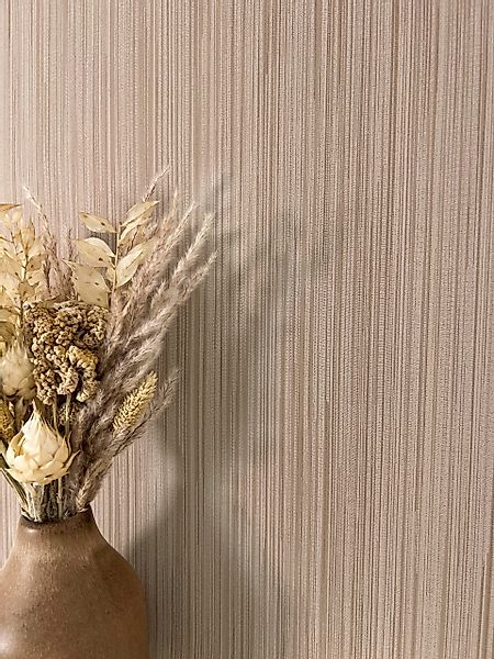 Newroom Vliestapete, Braun Tapete Modern Unifarbe günstig online kaufen