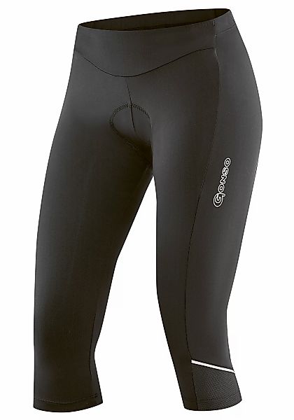 Gonso Fahrradhose "Essential Tight 3/4 W", Damen 3/4 Radhose mit Sitzpolste günstig online kaufen