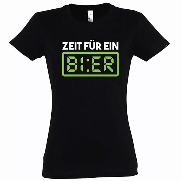 Youth Designz T-Shirt "Zeit Für Ein Bier" Damen Shirt mit lustigem Frontpri günstig online kaufen