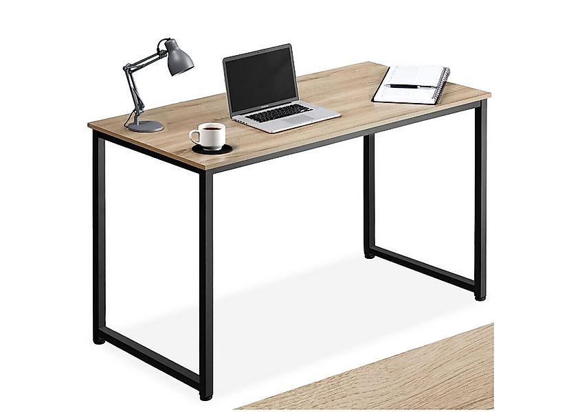 tectake Schreibtisch Flint (1-St., 1 tlg), Schnörkelloser Schreibtisch im r günstig online kaufen