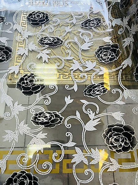 Schatzkiste1 Tischdecke Tischfolie Blumen Muster Maß günstig online kaufen