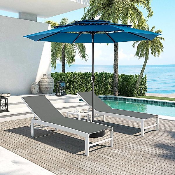 LVHOM Sonnenschirm (Modell B)294x294cm, Super winddicht, günstig online kaufen