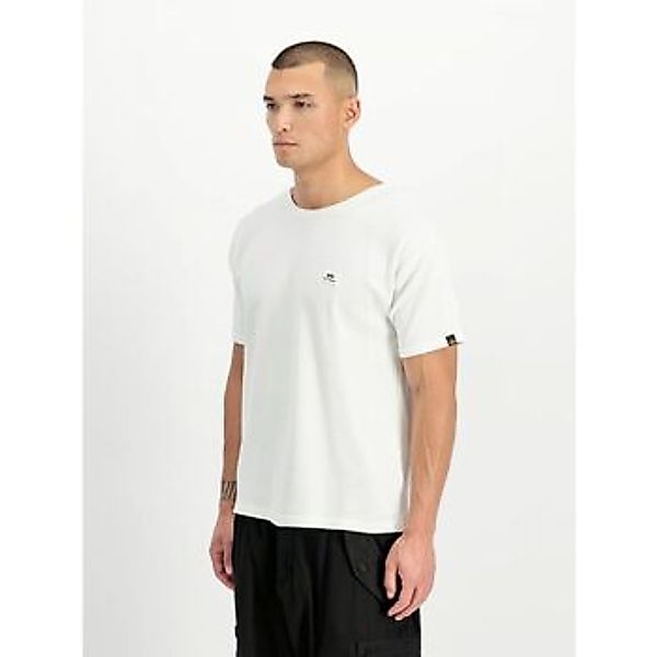 Alpha Industries  T-Shirts & Poloshirts 266524 WAFFLE LOGO-09 WHITTE günstig online kaufen