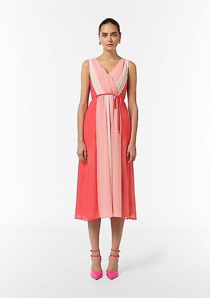 Comma Maxikleid Midikleid aus Viskose Tunnelzug günstig online kaufen