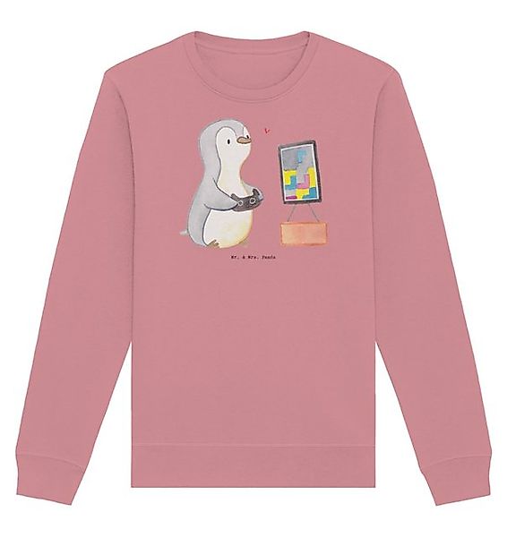Mr. & Mrs. Panda Longpullover Pinguin Zocken Größe XL - Canyon Pink - Gesch günstig online kaufen