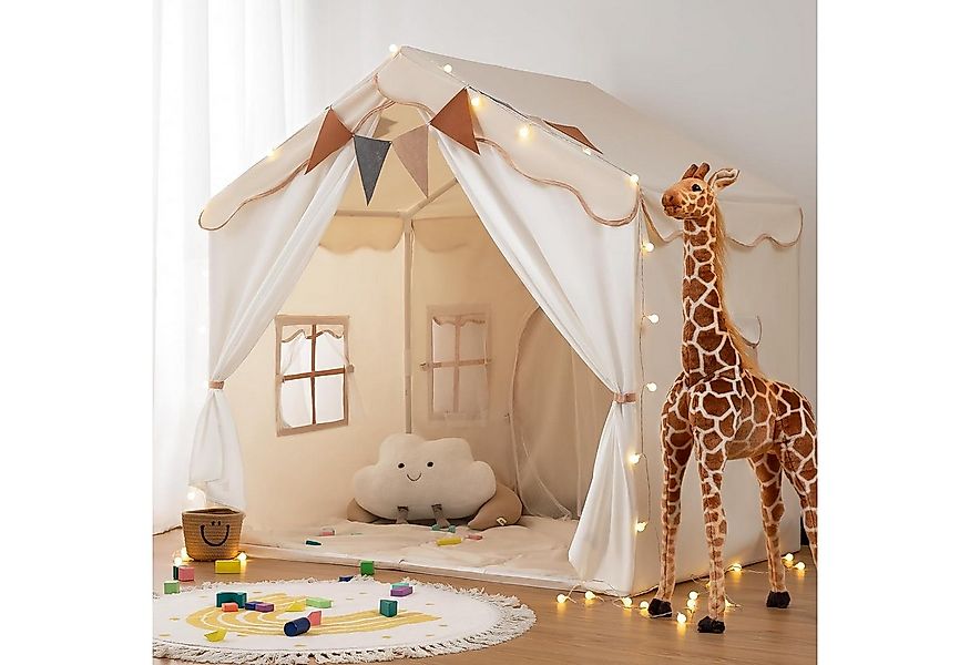 besrey Spielzelt 2 IN 1 Kinderzelt, Kinder Spielhaus Indoor mit Lichtern Pr günstig online kaufen