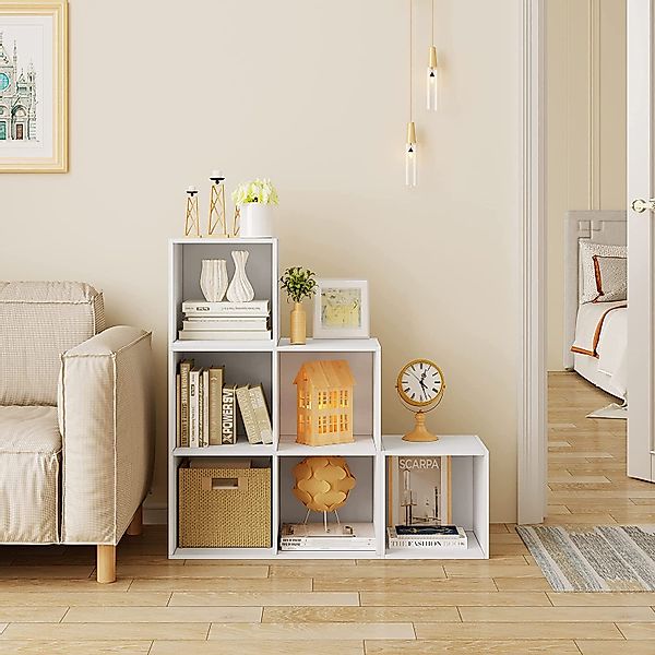 Woltu Bücherregal, 1-tlg., Würfelregal Schrank mit günstig online kaufen