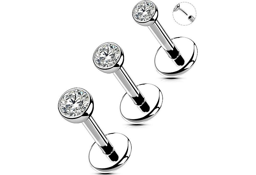 LuxusKollektion Nasenpiercing 3PCS 20/18G Nasenpiercing Stecker Chirurgenst günstig online kaufen