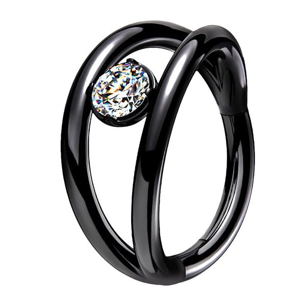 Taffstyle Nasenpiercing Doppel Ring Septum Piercing günstig online kaufen