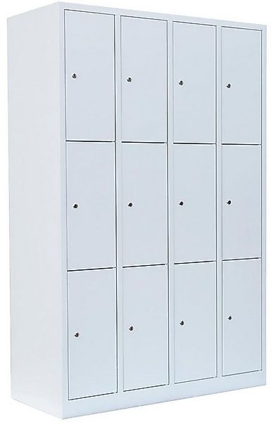 Steelboxx Fächerschrank Schließfachschrank Spind Personalschrank 12 Fächer günstig online kaufen