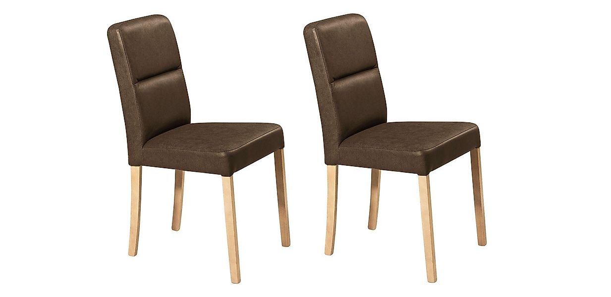 Home affaire 4-Fußstuhl Laros (Set), Massivholzgestell günstig online kaufen
