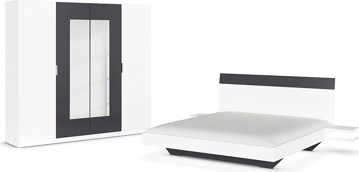 rauch Schlafzimmer-Set Monza, mit Drehtürenschrank Breite günstig online kaufen