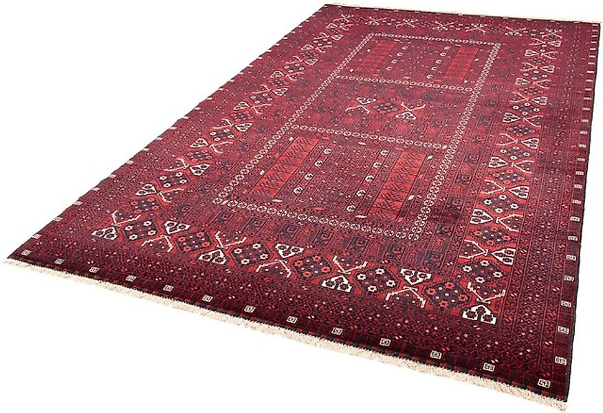 morgenland Orientteppich »Turkaman - 252 x 160 cm - dunkelrot«, rechteckig, günstig online kaufen